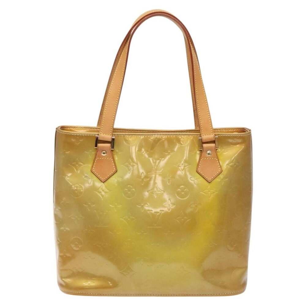 Louis Vuitton Monogram Vernis Houston Handbag Gray